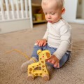 TOOKY TOY Żyrafka do Ciągnięcia Drewniany