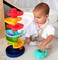 WOOPIE BABY Kulodrom Tor Kulkowy Zestaw Spirala + 2 Kulki