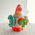 WOOPIE BABY Piłka Kosmiczna Rakieta 6w1 Montessori 18m+