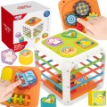WOOPIE Kostka Edukacyjna Sorter 4w1 Kształty 18m+
