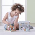 VIGA PolarB Activity Box Drewniane Edukacyjne Centrum Gier 5w1 kostka