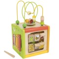 VIGA Drewniana Kostka Edukacyjna 5w1