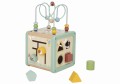 WOOPIE GREEN Drewniana Kostka Aktywności Multifunkcyjna Edukacyjna Sorter