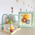 WOOPIE GREEN Drewniana Kostka Aktywności Multifunkcyjna Edukacyjna Sorter