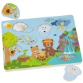 VIGA Puzzle Dźwiękowe Odkrywamy Naturę