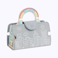 TOOKY TOY Zestaw Mini Miasto Przenośny Zestaw Torba Samochody