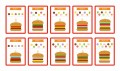 WOOPIE GREEN Drewniany Burger Restauracja Układanka dla Dzieci 15 el. Certyfikat FSC