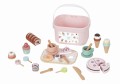 TOOKY TOY Sweet Cake Drewniany Zestaw Słodkości w Pudełku Cukiernia Lodziarnia