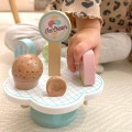 TOOKY TOY Drewniane Lody Magnetyczne na Stojaku