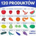 WOOPIE Zestaw do Kuchni Sklepu Warzywa Owoce 120el.