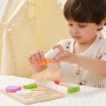 VIGA Drewniana Układanka Edukacyjna Montessori Warzywa do Krojenia