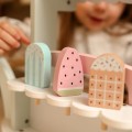 WOOPIE GREEN Lodziarnia XXL Sklepik Pastelowy Wózek z Lodami