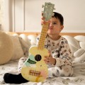 CLASSIC WORLD Drewniane Ukulele Gitara dla Dzieci Różowa