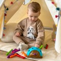WOOPIE Gra Zręcznościowa Jeżyk Sorter Montessori Nauka Liczb i Kolorów 4w1