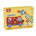 TOOKY TOY Układanka Edukacyjna Montessori Magnetyczne Pudełko dla Dzieci 80 el.