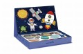 TOOKY TOY Układanka Magnetyczna Puzzle Montessori Pudełko Edukacyjne Kosmos 72 el.