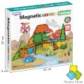 WOOPIE Magnetyczne Klocki Konstrukcyjne 7,5 cm Dino 30 el.