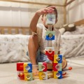 WOOPIE Tor Kulkowy Kulodrom Zestaw Konstrukcyjny Klocki 3D